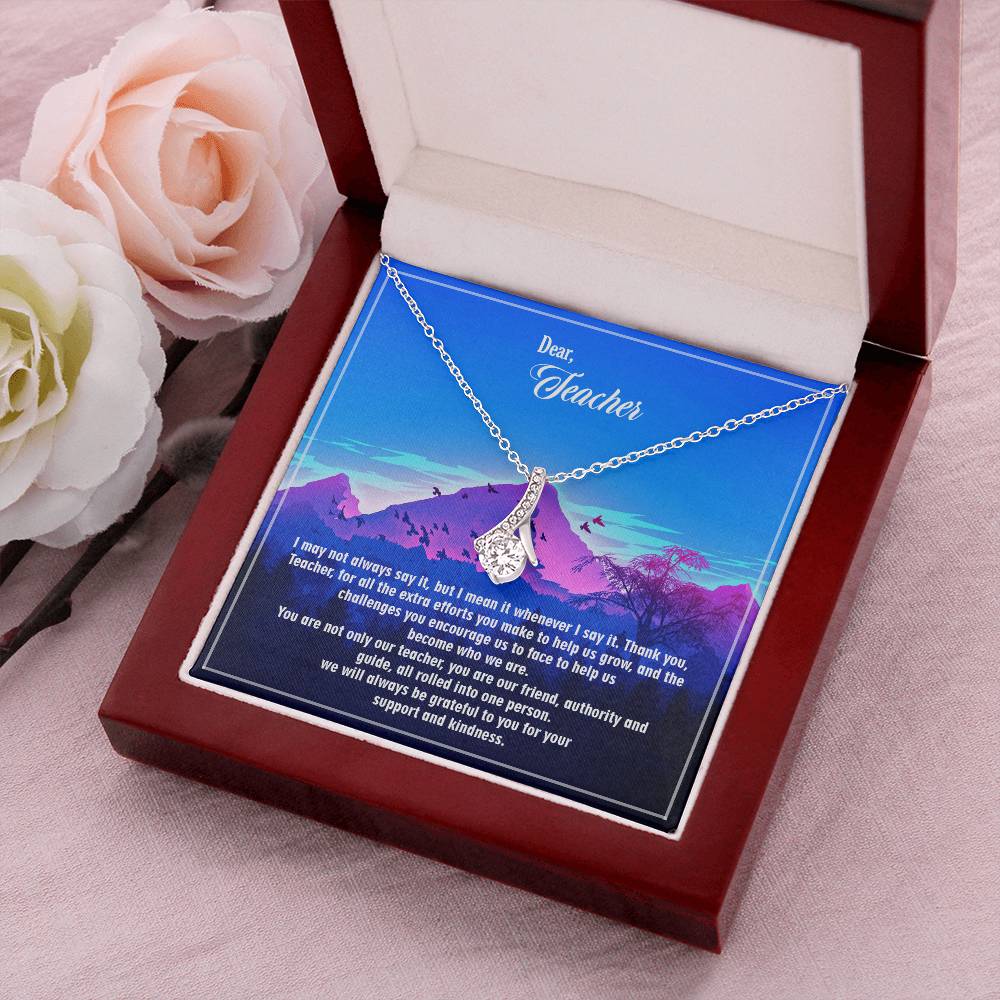 Alluring Necklace For My Supportive And Kind Teacher Alluring Beauty Necklace