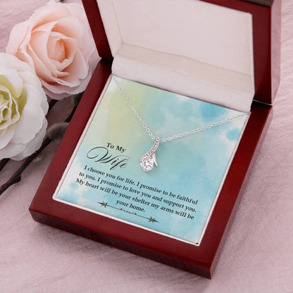 Alluring Sparkly Pendent Alluring Beauty Necklace