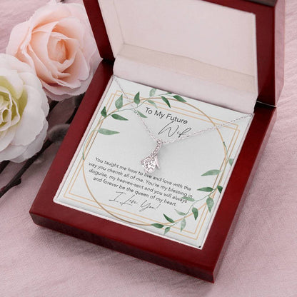 All About Beauty Necklace Future Wife Gift Birthday Gift For Fiancee Engagement Birthday Gift Future Wife Jewelry Sentimental Alluring Beauty Necklace