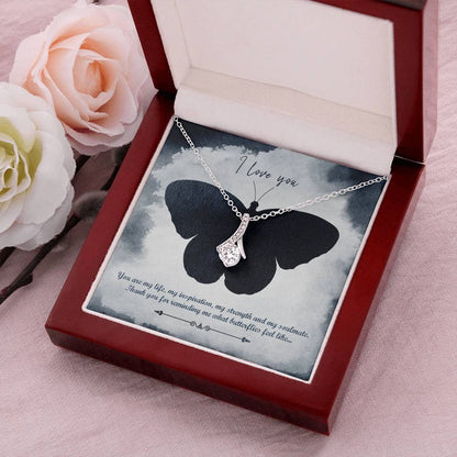 Alluring Pendant Butterfly Alluring Beauty Necklace