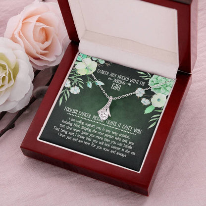 Cancer Diagnosis Support Necklace 1  Alluring Beauty Necklace