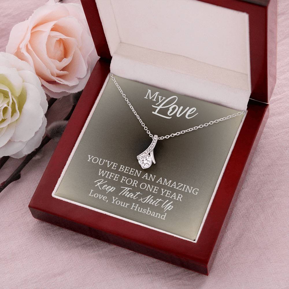 Amazing Wife - 1St Anniversary Gift For Wife 2  Alluring Beauty Necklace