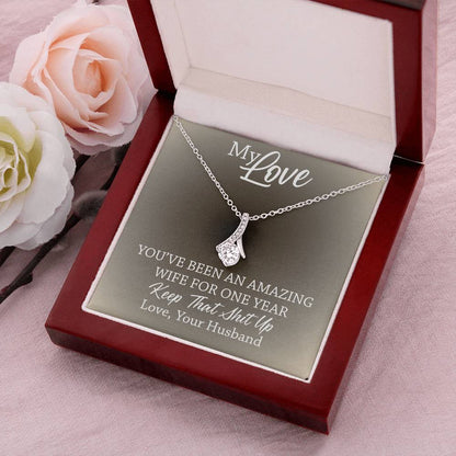 Amazing Wife - 1St Anniversary Gift For Wife 2  Alluring Beauty Necklace