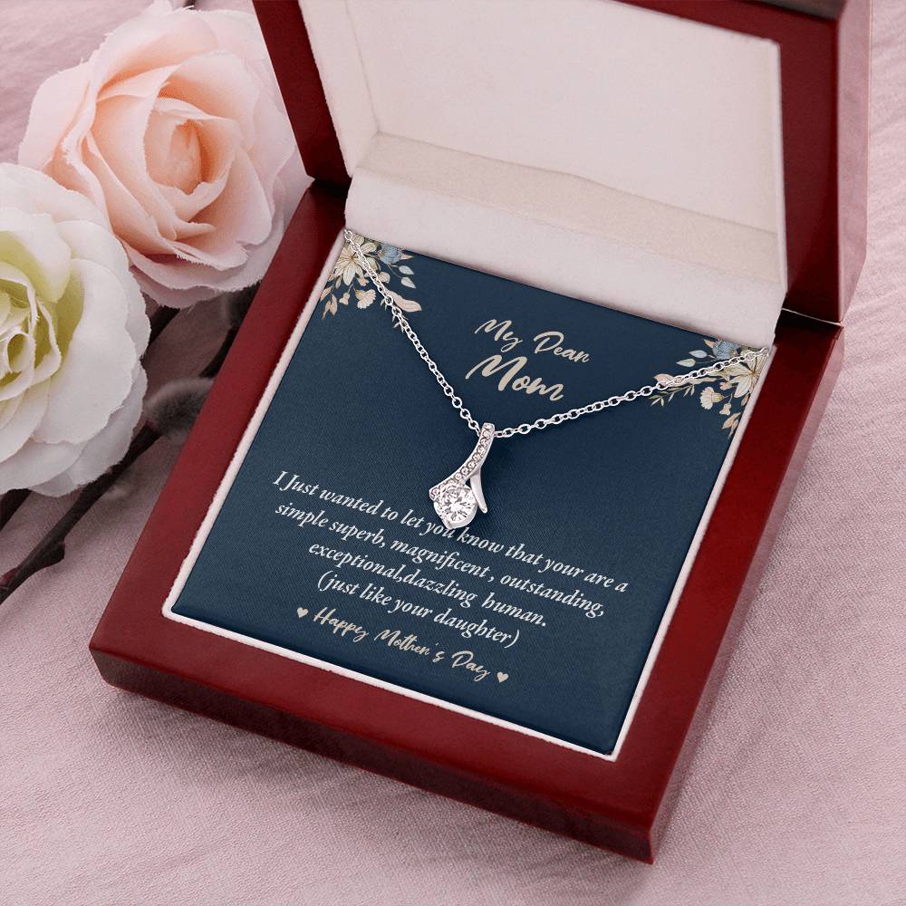 Beautiful Sparkly Pendant For Your Mom Alluring Beauty Necklace