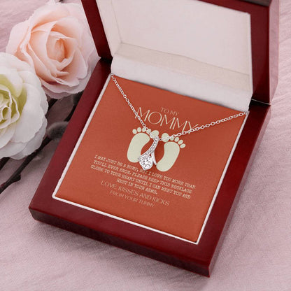 Baby Shower Gift New Mommy Necklace Pregnant Wife Gift To My Mommy 1  Alluring Beauty Necklace