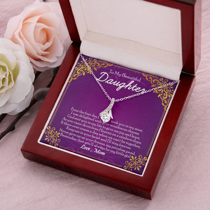 Alluring Beauty Necklace Gift For Daughter From Mom To My Daughter Daughter Mother Necklace Daughter Birthday Gift Alluring Beauty Necklace
