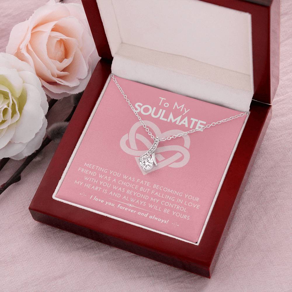 Alluring Necklace My Heart Is And Always Will Be Yours.......... To Soulmate Alluring Beauty Necklace