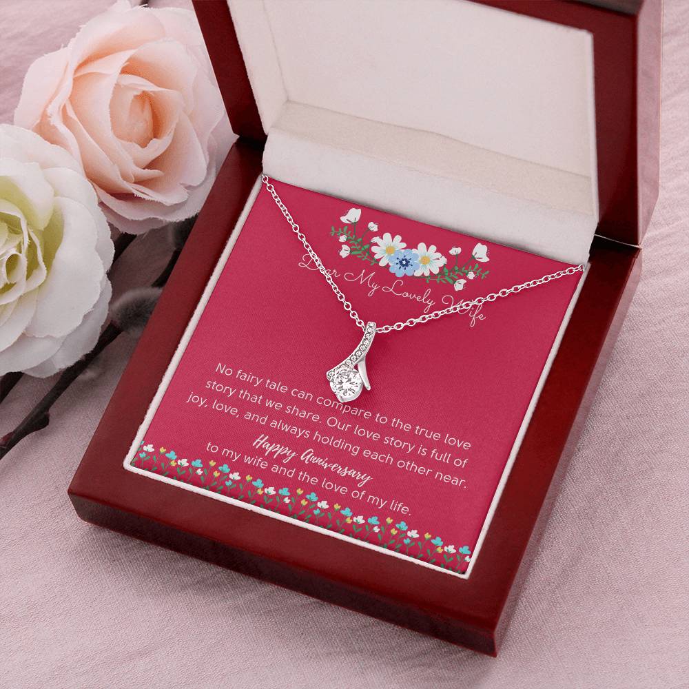 Alluring Beauty Necklace To Wife - No Fairy Tale Anniversary Alluring Beauty Necklace