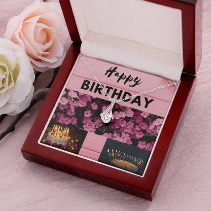Birthday Card Alluring Beauty Necklace