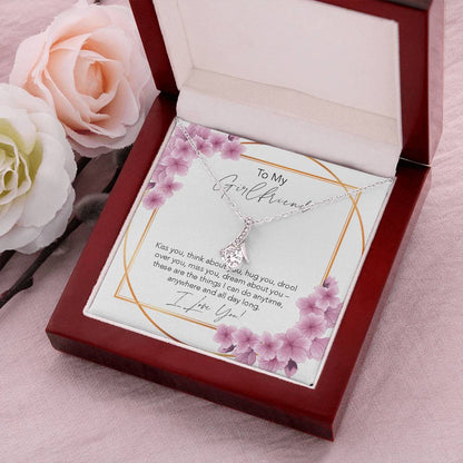 All About Beauty Necklace To My Girlfriend Necklace For Girlfriend Girlfriend Jewelry Girlfriend Gift Anniversary Gift For Girlfriend Alluring Beauty Necklace