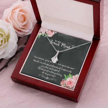 Bonus Mom Necklace Stepmom Gift Alluring Beauty Necklace
