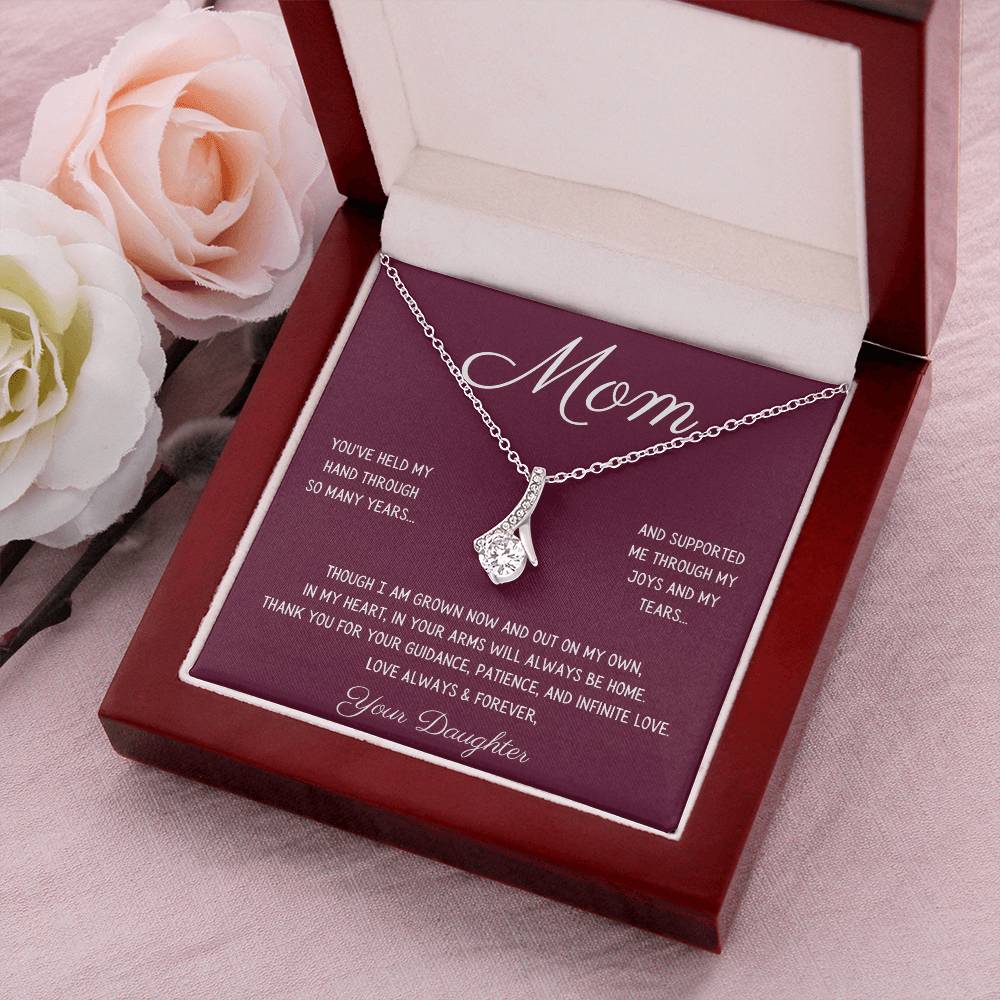 Beautiful Your Arms Will Always Be Home Necklace For Mom Alluring Beauty Necklace