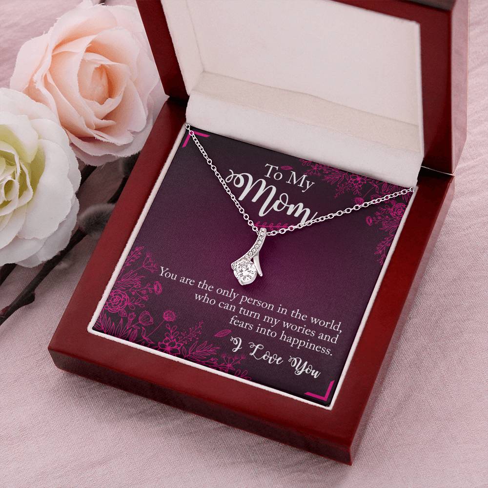 Best Gift For Mom Alluring Beauty Necklace With Pod Message Card Alluring Beauty Necklace