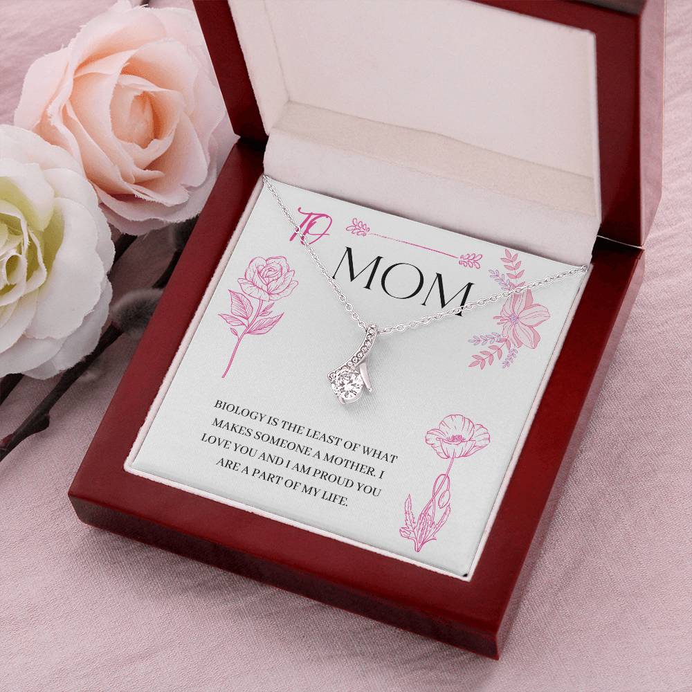 Beautiful Sparkly Necklace For Mothers With A Lovely Message Card. Alluring Beauty Necklace
