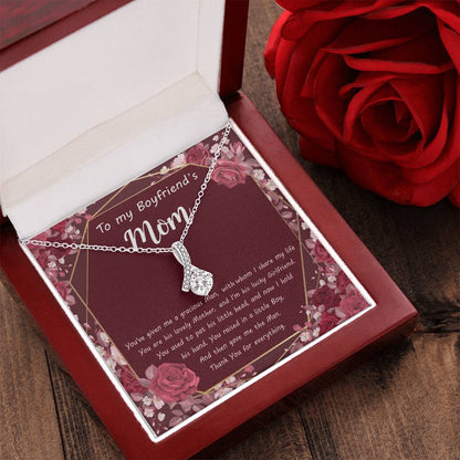 Alluring Beauty Necklace - To My Boyfriend's Mom Happy Mother's Day Gifts Alluring Beauty Necklace