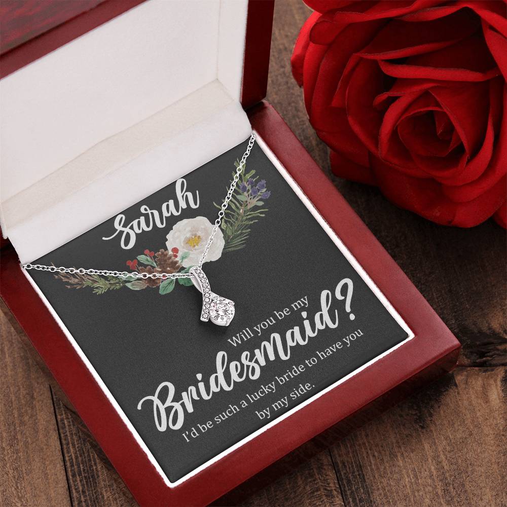 Bridesmaid Proposal Alluring Beauty Necklace