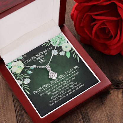 Cancer Diagnosis Support Necklace Alluring Beauty Necklace