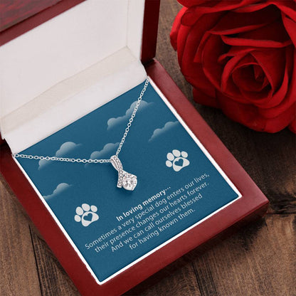 Best Gift Dogmom Alluring Beauty Necklace With Pod Message Card Alluring Beauty Necklace