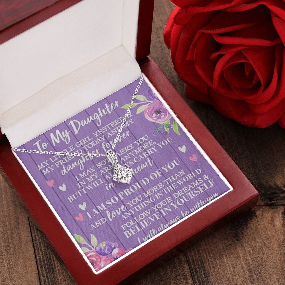 Best Daughter Ever Alluring Beauty Necklace