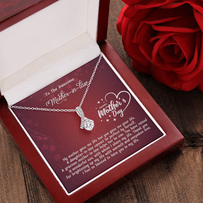 Alluring Beauty Necklace - For Mother In Law 1  Alluring Beauty Necklace