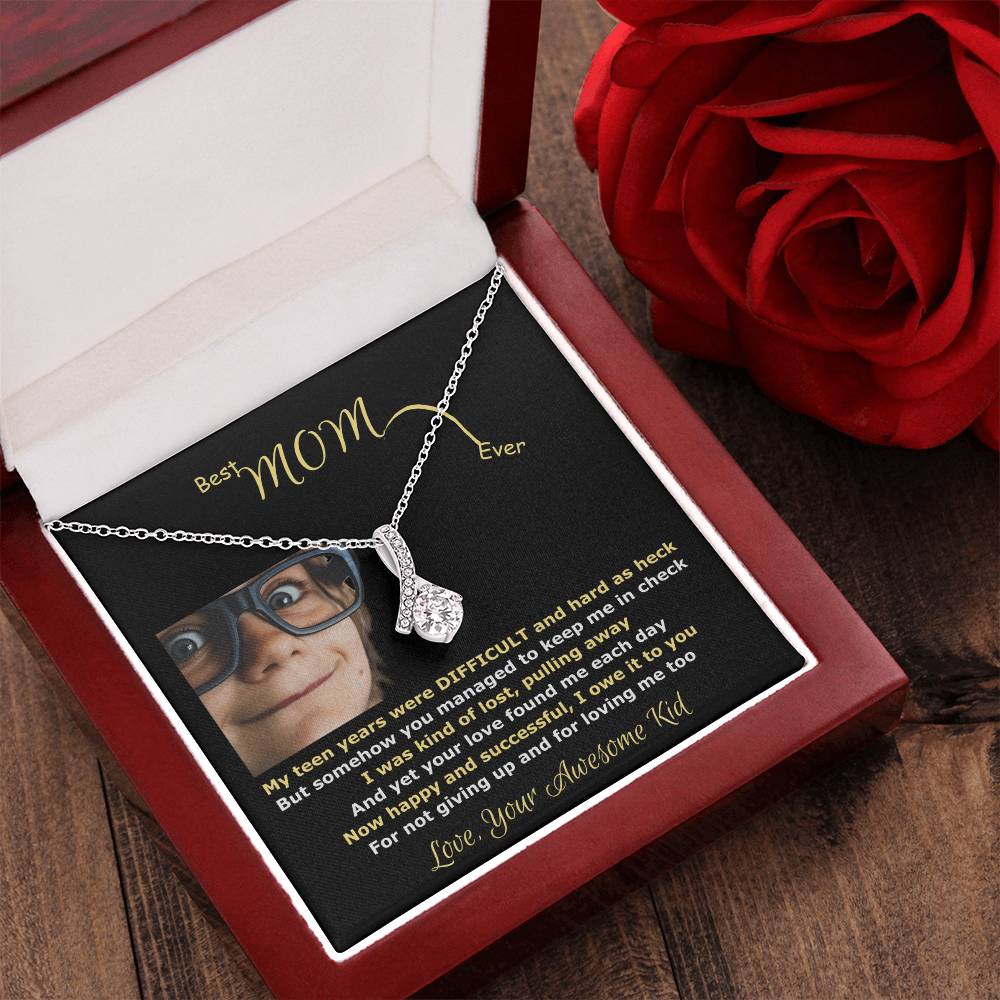 Best Mom Ever - Awesome Kid Alluring Beauty Necklace