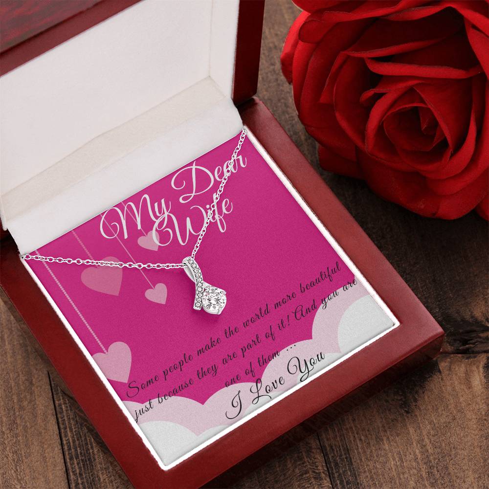 Beautiful Sparkly Pendant 3  Alluring Beauty Necklace