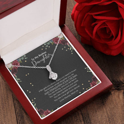 Best Seller To My Daughter - Necklace Gift From Mom Alluring Beauty Necklace