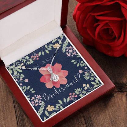 Bridesmaid Proposal Necklace Bridesmaid Proposal Jewelry Bridesmaid Proposal Matron Of Honor Gift Alluring Beauty Necklace