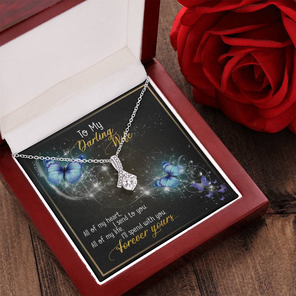 Alluring Beauty Necklace - To My Wife - All Of My Heart Alluring Beauty Necklace