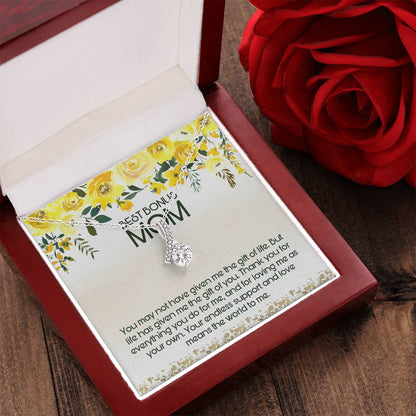 Best Bonus Mom Alluring Beauty Necklace Mother's Day Alluring Beauty Necklace