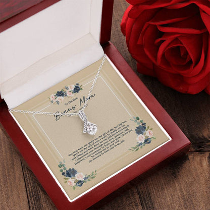 Bonus Mom Necklace Blessed To Have You In My Life. Alluring Beauty Necklace