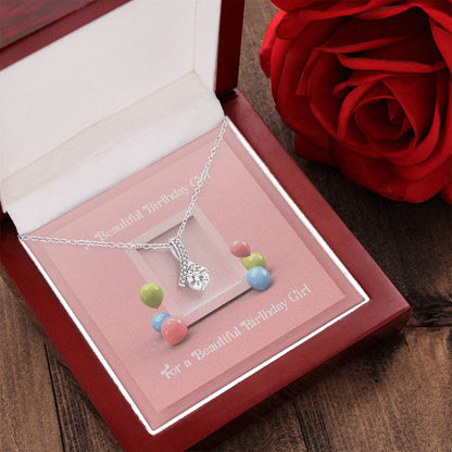 Beautiful Birthday Girl Necklace Alluring Beauty Necklace