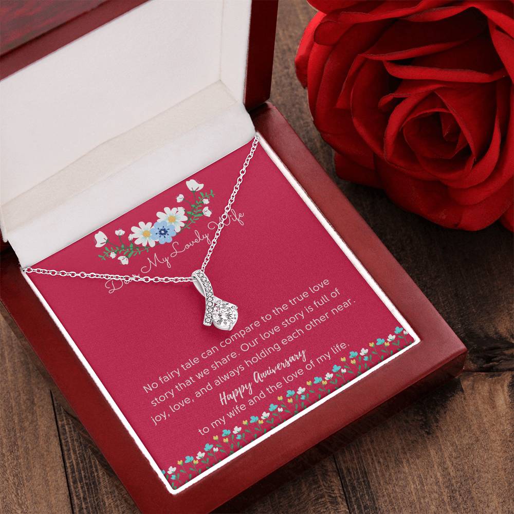 Alluring Beauty Necklace To Wife - No Fairy Tale Anniversary Alluring Beauty Necklace