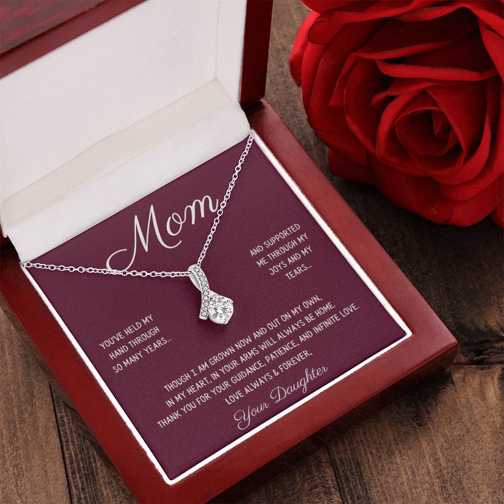 Beautiful Your Arms Will Always Be Home Necklace For Mom Alluring Beauty Necklace