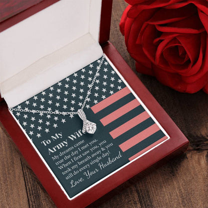 Army Wife Dream Come True Alluring Beauty Necklace
